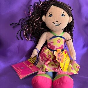 NWT Groovy Girls “Lycia” Soft Plush Doll 2007 Manhattan Toy Company 13"